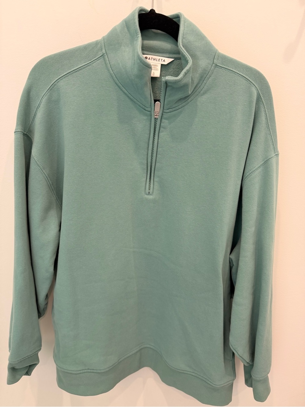 Athleta Women’s  Quarter-Zip Fleece Pullover in Ocean Teal